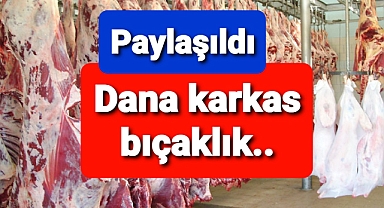 Et fiyatları paylaşıldı..