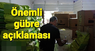 Hububat ekim öncesi dikkat çeken gübre açıklaması