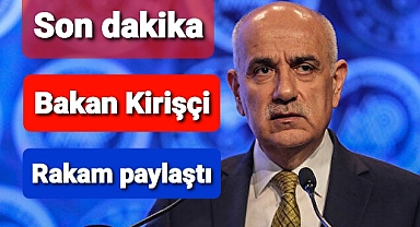Tarım ve orman Bakanı Vahit Kirişçi destek rakamlarını paylaştı...