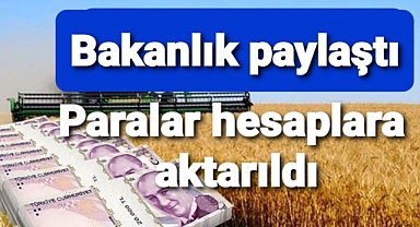 Yeni çiftçi adayları paralarına kavuştu..