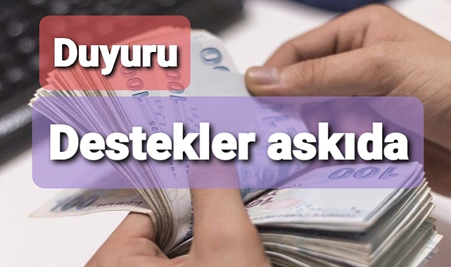Çiğ süt desteği açıklaması...