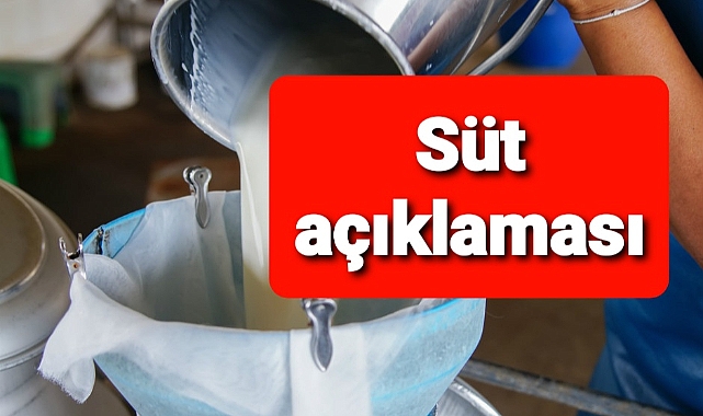 Süt açıklaması
