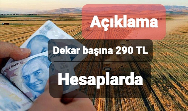 biyolojik ve biyoteknik mücadele desteği hesaplarda