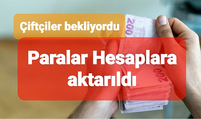Tarım ve Orman Bakanı Vahit Kirişçi destek ödemelerini paylaştı