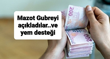 Mazot gübre ve yem destekleri