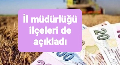 Mazot ve gübre desteğinde il ve ilçe bazında icmaller