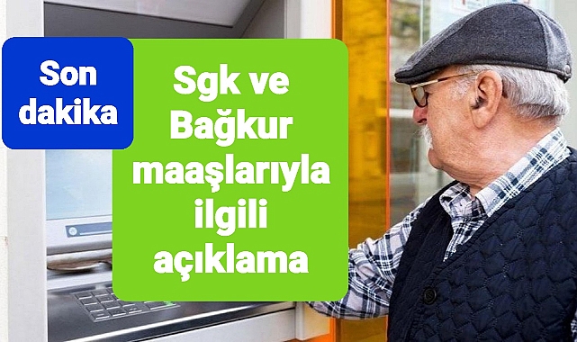 Maaş ödemeleriyle ilgili açıklama