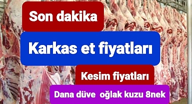 Karkas et fiyatları kesim fiyatları ne oldu? 