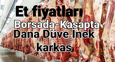 Et fiyatları kasapta ne kadar borsada ne kadar dana düve inek karkas