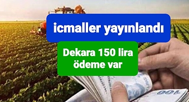 Tarımı iyi yapanlara 150 liraya kadar ödeme