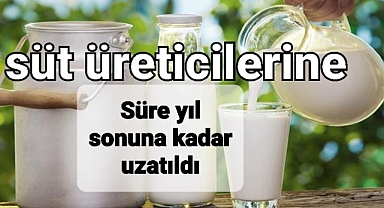 Sütünü analiz eden çiftçilere yıl sonuna kadar süre