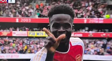 Is this celebration unethical? Bukayo Saka's celebration during the match is being talked about..