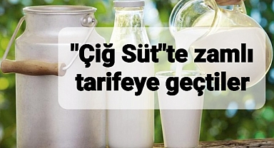 Çiğ sütte zamlı tarifeye geçtiler