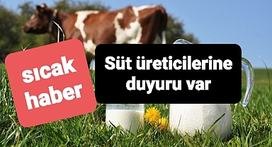 Çiğ süt desteği bekleyenlere duyuru var