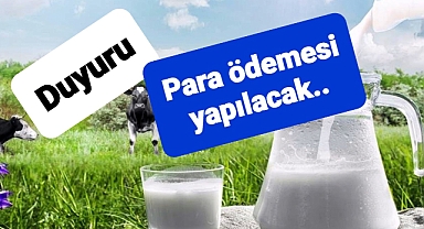 İneğini sağan üreticilere para ödemesi yapılacağı duyuruldu