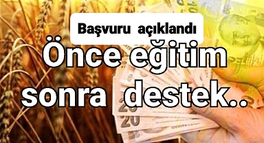 Genç çiftçilere önce eğitim sonra para