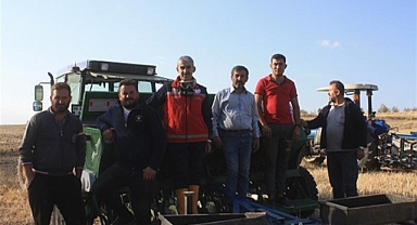 KIŞLIK YEŞİL VE KIRMIZI MERCİMEK EKİMLERİ YAPILDI