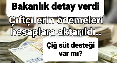 Önce Bakan paylaştı sonra Bakanlık çiftçilere müjdeli haberi duyurdu:ödemeler hesaplarda