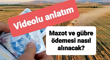 Mazot ve gübre desteği nasıl kullanılacak videolu anlatım