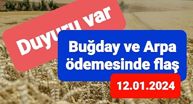 TMO arpa ve buğday prim ödemeleri süreci başlıyor