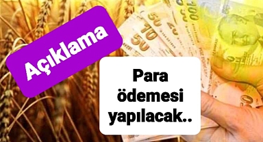 Çiftçilere 30 ila 180 lira destek verilecek.