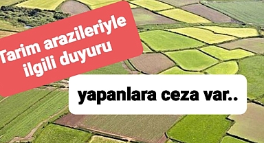 hobi bahçesi amaçlı tarım arazilerinin satışına sınırlama