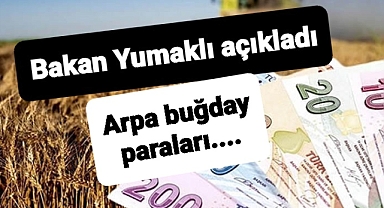 Bakan Yumaklı TMO ödemeleriyle ilgili açıklama yaptı.