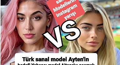İnstagramda sanal modeller yarısı..