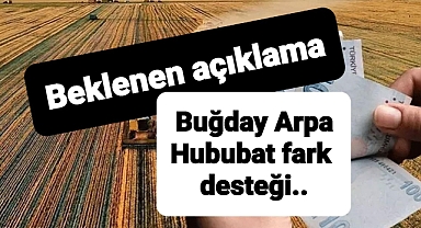 Tarlasını ekene müjdeli haber geldi..