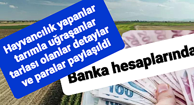 Çiftçilere para ödemesiyle ilgili flaş detaylar paylaşıldı