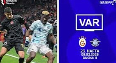 Son dakika: TFF, Galatasaray - Adana Demirspor maçının VAR kayıtlarını açıkladı!