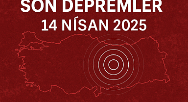 Bugün Nerede Deprem Oldu? 14 Nisan 2025 AFAD ve Kandilli Verileriyle Son Dakika Depremler