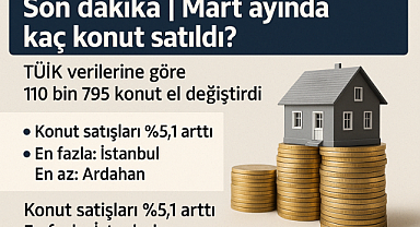 ​​​​​​​Mart Ayında Kaç Konut Satıldı? TÜİK Verilerine Göre 110 Bin 795 Konut El Değiştirdi