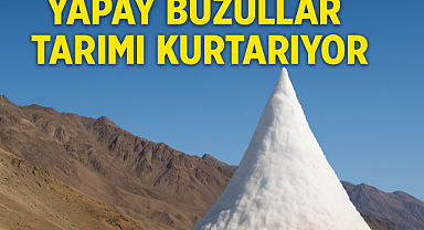 ​​​​​​​Yapay Buzullar Su Krizini Çözüyor mu? Pakistanlı Çiftçilerin Yeni Umudu: Buz Stupaları