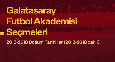 Galatasaray Futbol Akademisi Seçmeleri Başlıyor: 2013-2018 Doğumlular İçin Büyük Fırsat!