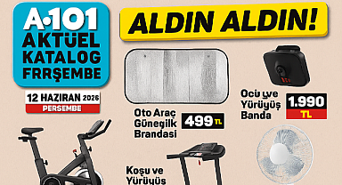 A101 12 Haziran 2025 Aktüel Ürünler Kataloğu Yayınlandı: Bu Hafta Araç Ekipmanları, Spor Aletleri ve Beyaz Eşya Raflarda!