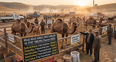 Deve fiyatları belli oldu! Bölge Bölge Güncel Deve İlanları ve Fiyat Tablosu