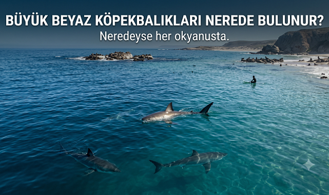 Nerede karşınıza çıkabilir? Büyük Beyaz Köpekbalıkları Nerede Yaşar?